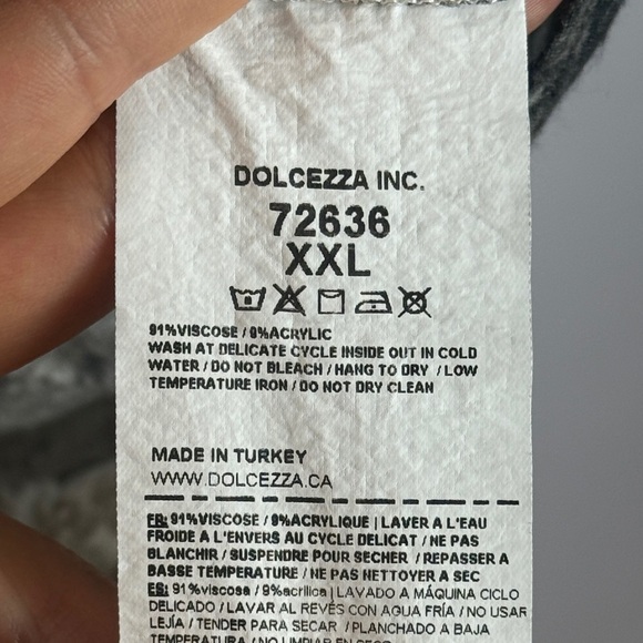 Simply Arts by Dolcezza Graphic Artistic Long Sleeve Tunic Blouse Size XXL - Picture 12 of 14